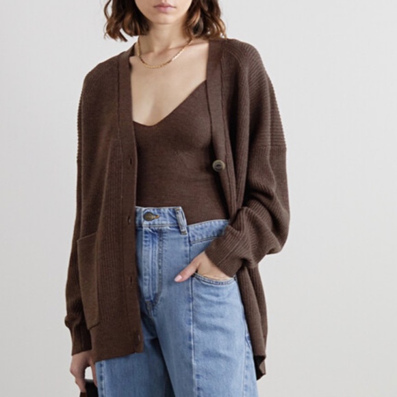 Rag & Bone Selah Oversized Wool Cardigan - Picture 1 of 10